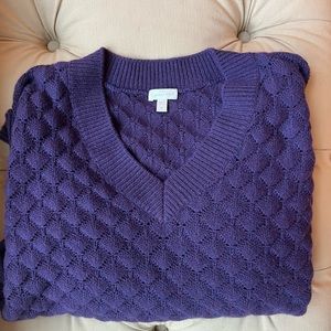 Garnet hill hip length sweater size L